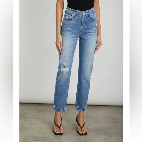 Rails Melrose High waisted Slim button fly Jean NWT size 31 - Picture 3 of 7